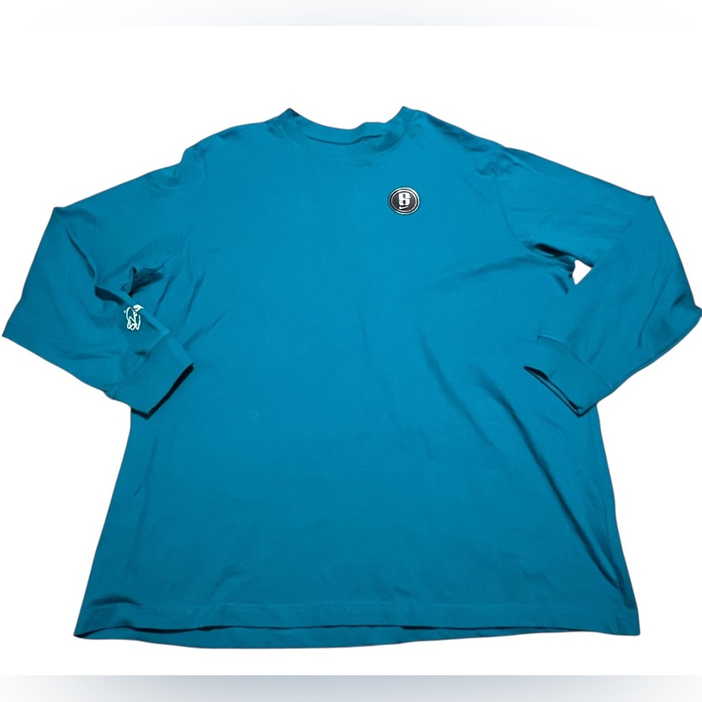 Nike Sabrina Women's Long-Sleeve Basketball T-Shirt teal blue size XL FZ8781-467